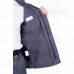 Куртка ХАЙ-ТЕК SAFETY летняя, серый-красный-черный