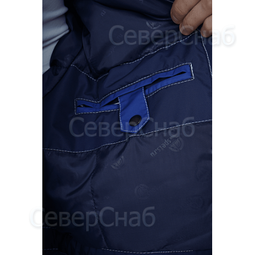 Куртка ЭДВАНС зимняя, т.синий-василек