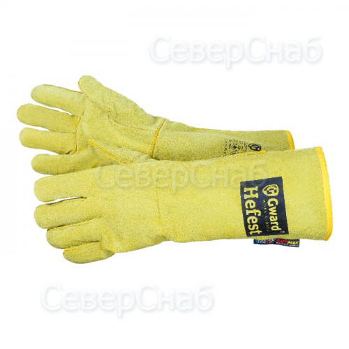 Краги Gward Hefest усиленные, 40 см (KEVMAX)