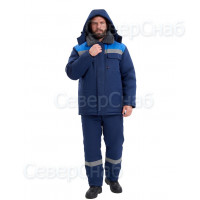 Костюм КВАЙЛ-1 СОП зимний, т.синий/василек
